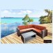 Комплект мебели Rattan Premium Corner, венге