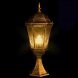 Столб уличный Arte Lamp Genova, 1 плафон, черный с золотом, прозрачный (A1204FN-1BN)