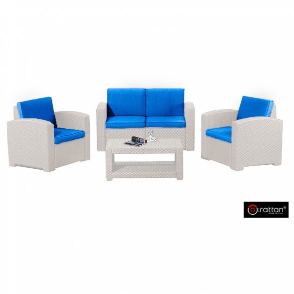 Комплект мебели Rattan Premium 4, СЕРЫЙ