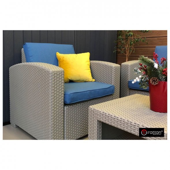 Комплект мебели Rattan Premium 4, СЕРЫЙ