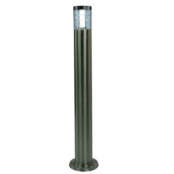 Столб уличный Arte Lamp Paletto, 1 плафон, никель с прозрачным (A8363PA-1SS)