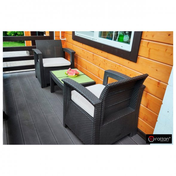 Комплект мебели Rattan Comfort 4, венге