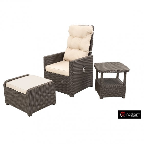 Комплект уличной мебели MANCHESTER OTTO SET 2, цвет венге