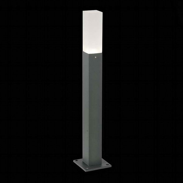 Столб уличный светодиодный ST Luce, 1 плафон, серый, белый (SL101.705.01)