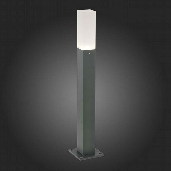 Столб уличный светодиодный ST Luce, 1 плафон, серый, белый (SL101.705.01)