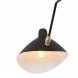 Люстра потолочная ST Luce Spruzzo, 3 плафона, черный с белым (SL305.402.03)