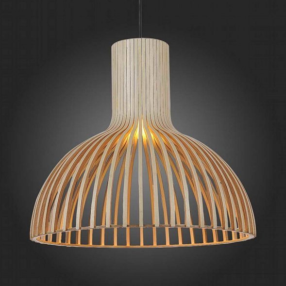 Подвес ST Luce, 1 плафон, черный, сосна (SL709.703.01)