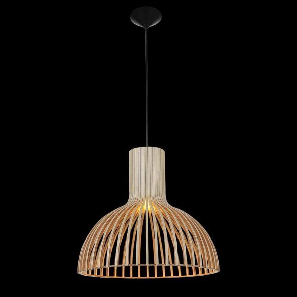 Подвес ST Luce, 1 плафон, черный, сосна (SL709.703.01)