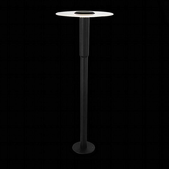 Столб уличный светодиодный ST Luce, 1 плафон, черный, белый (SL099.405.01)