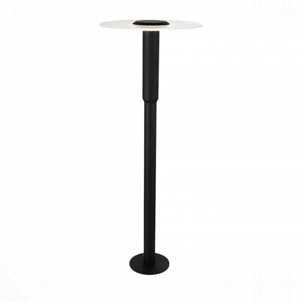 Столб уличный светодиодный ST Luce, 1 плафон, черный, белый (SL099.405.01)