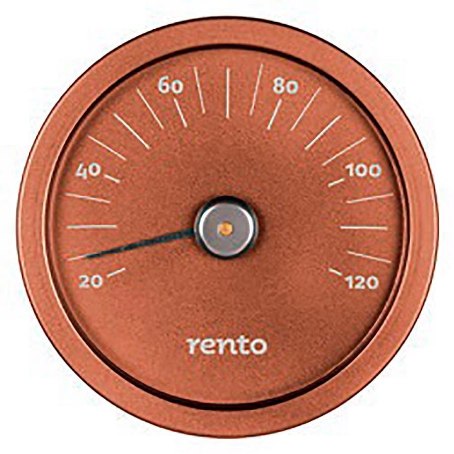 RENTO Термометр алюминиевый для сауны, медь