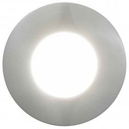 Светильник встраиваемый влагозащищенный светодиодный Eglo Margo, 1 лампа, никель, белый (94092)