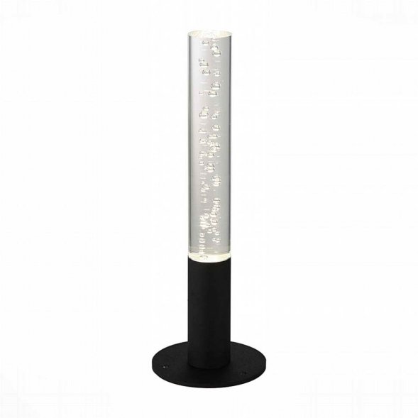 Столб уличный светодиодный ST Luce, 1 плафон, черный, прозрачный (SL102.405.01)