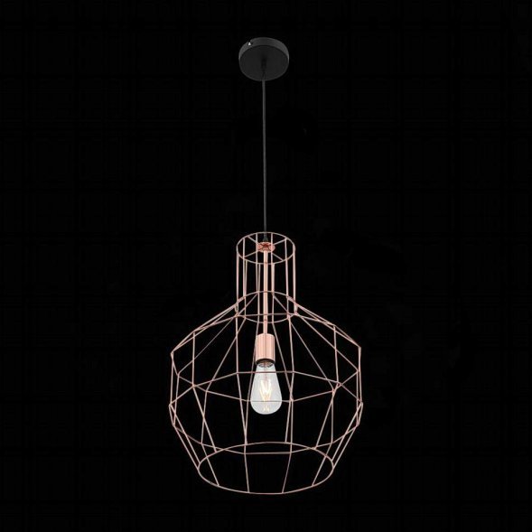 Подвес ST Luce Rete, 1 плафон, черный с латунью (SL192.303.01)