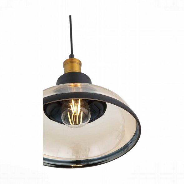 Подвес ST Luce Corati,  плафон, черный с бронзой и коньячным (SL263.403.01)