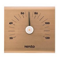 RENTO Термометр алюминиевый для сауны SQ, шампань