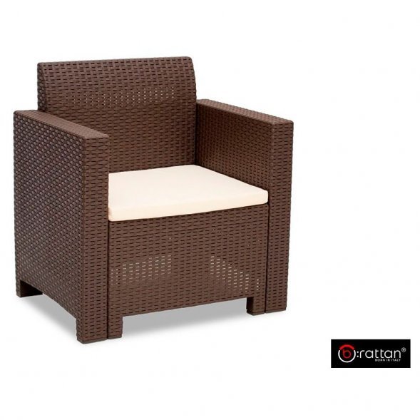 Комплект мебели NEBRASKA TERRACE Set (стол, 2 кресла), венге