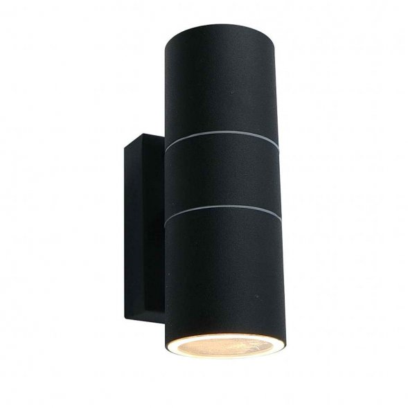 Светильник настенный уличный Arte Lamp Mistero, 2 лампы, черный (A3302AL-2BK)
