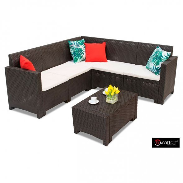 Комплект мебели NEBRASKA CORNER Set (углов. диван, столик), венге