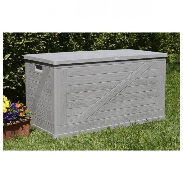 Сундук Toomax WoodLine, 420 л Светло-серый