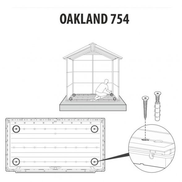 Сарай пластиковый Oakland 754