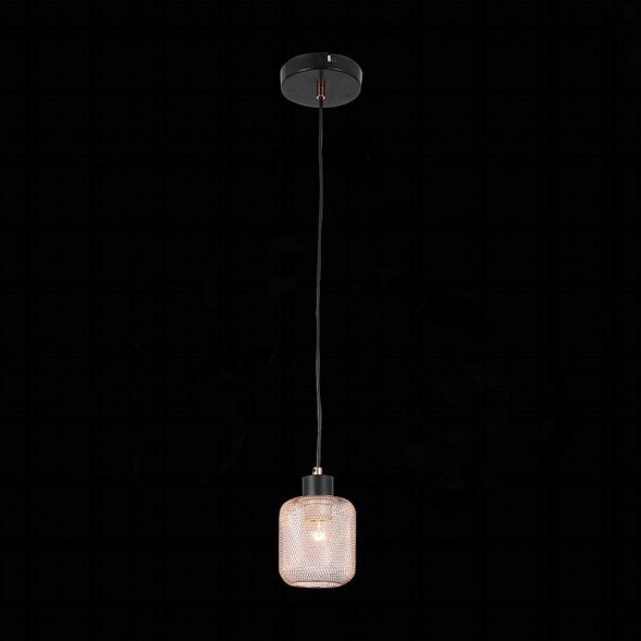 Подвес ST Luce Forto, 1 плафон, черный с латунью (SL193.303.01)