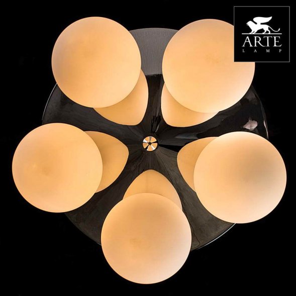 Люстра потолочная влагозащищенная Arte Lamp, 5 плафонов, хром, белый (A4445PL-5CC)