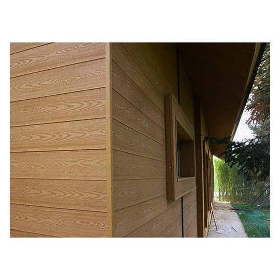 Фасадная панель 3D Holzhof 165*15*3000мм, терракот