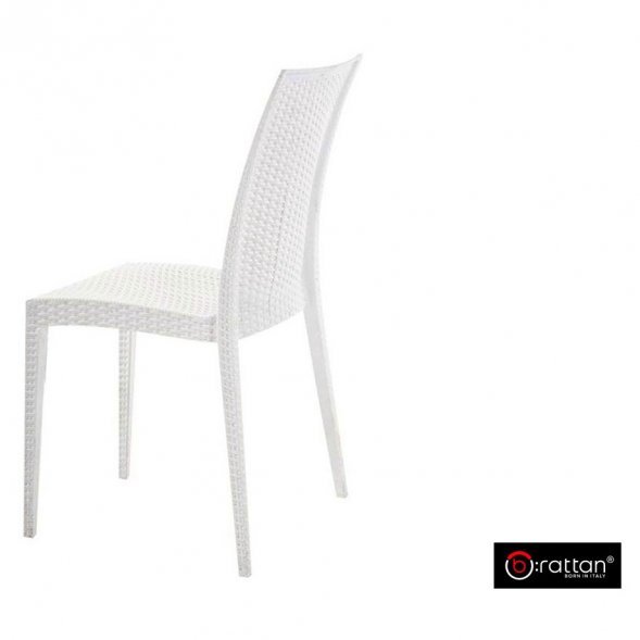 Стул B:rattan VIRGINIA без подлокотников, белый