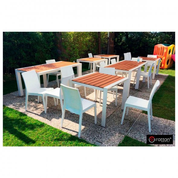 Стул B:rattan VIRGINIA без подлокотников, белый