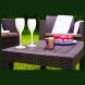 Диван трехместный b:rattan Arizona, венге (3-х местная подушка)