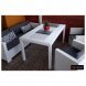 Стол B:rattan Houston 1500*900мм, белый