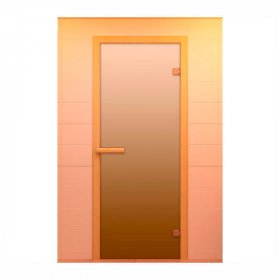 Дверь для сауны ALDO, стекло сатин