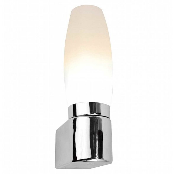 Светильник настенный Arte Lamp, 1 плафон, хром, белый (A1209AP-1CC)