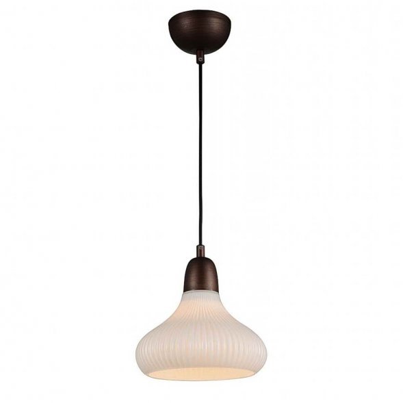 Подвес ST Luce, 1 плафон, коричневый, белый (SL712.883.01)