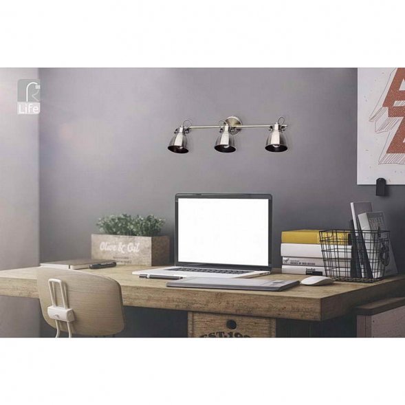 Спот MW-Light Ринген, 3 плафона, античная бронза (547020603)