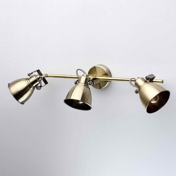Спот MW-Light Ринген, 3 плафона, античная бронза (547020603)