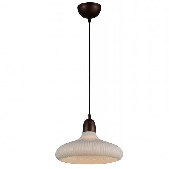 Подвес ST Luce, 1 плафон, коричневый, белый (SL712.803.01)