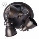 Спот MW-Light Ринген, 3 плафона, коричневый с бронзой (547020403)