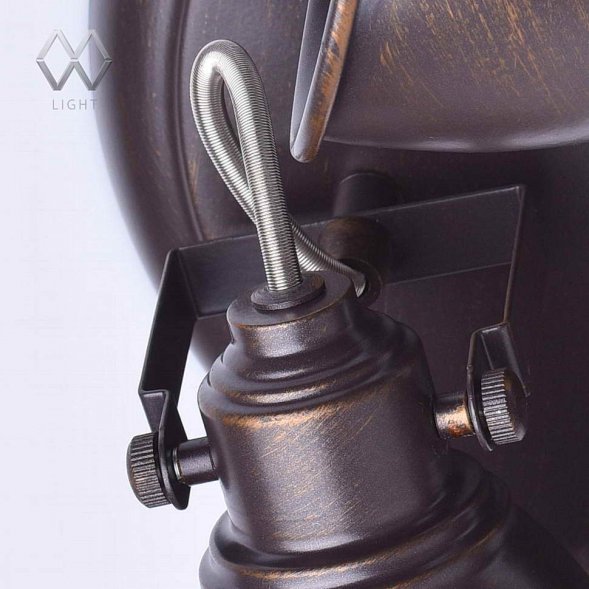 Спот MW-Light Ринген, 3 плафона, коричневый с бронзой (547020403)