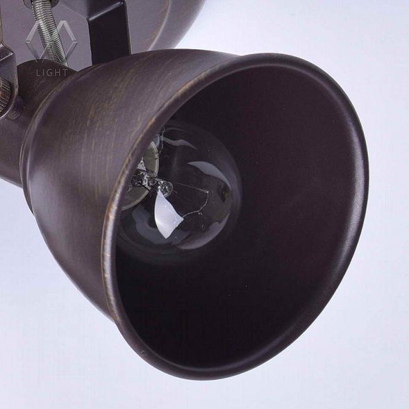 Спот MW-Light Ринген, 3 плафона, коричневый с бронзой (547020403)