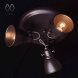 Спот MW-Light Ринген, 3 плафона, коричневый с бронзой (547020403)